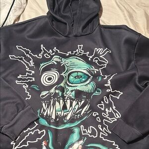 Graphic Black Hoodie